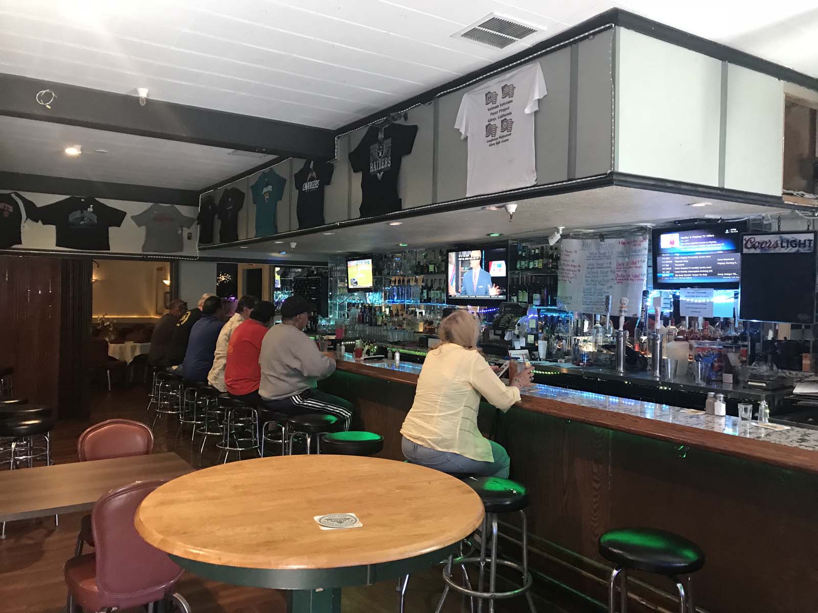 Fully stocked bar